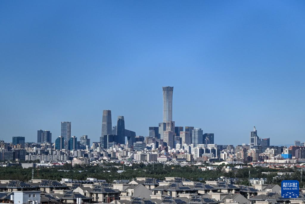 2025年9月17日拍摄的北京CBD建筑群。新华社记者 陈晔华 摄.jpg